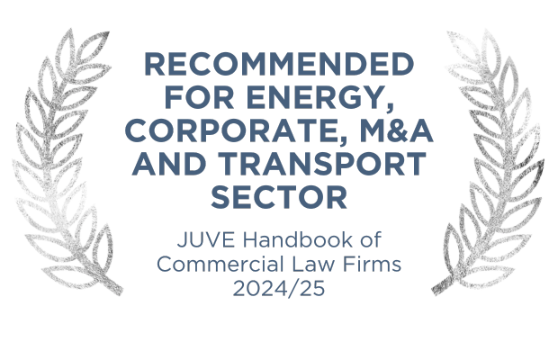 RECOMMENDED FOR ENERGY, CORPORATE, M&A AND TRANSPORT SECTOR