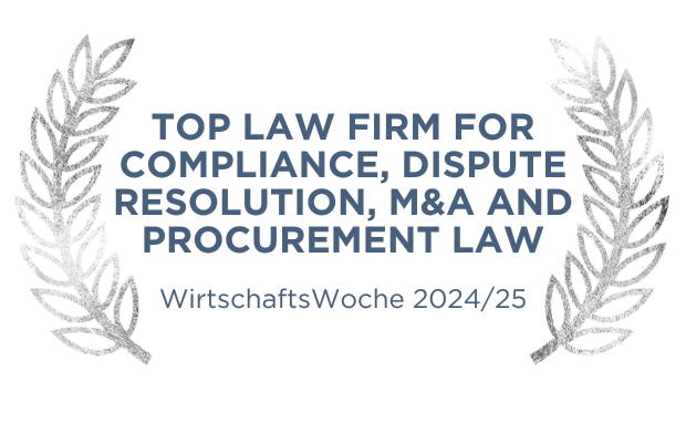 Top Law Firm for Compliance, Dispute Resolution, M&A and Procurement Law