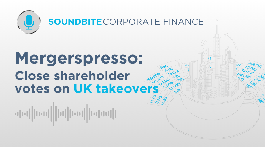 Corporate Finance Podcast: Mergerspresso