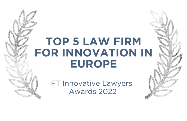 Top 5 Law Firm for Innovation in Europe (FT, 2022)