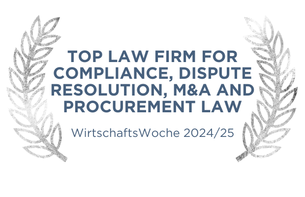 Top Law Firm for Compliance, Dispute Resolution, M&A and Procurement Law