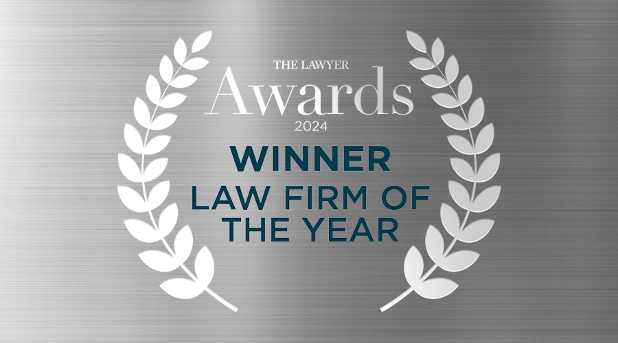 AG named The Lawyer's Law Firm of the Year